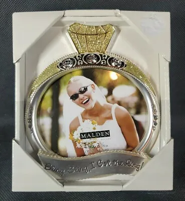 Malden Picture Frame Wedding Engagement Diamond Ring Bling Just The Beginning • $16.02