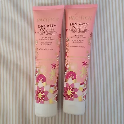 Pacifica Dreamy Youth Rose And Peptides Body Lotion 5 Fl Oz Lot Of 2 New • $29.99