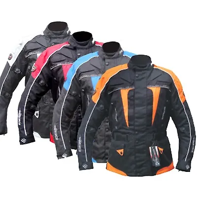 Top Mens Cordura Motorcycle Jacket Textile Motorbike Armored Waterproof • $59.99