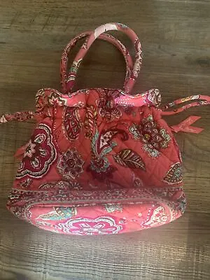 Vera Bradley Quilted Drawstring Tote Hand Bag • $19.99