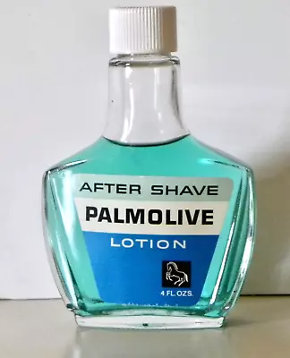 Vintage PALMOLIVE After Shave Lotion ~ 4 Fl Ozs ~ Glass Bottle ~ FULL: NOS • $21.99