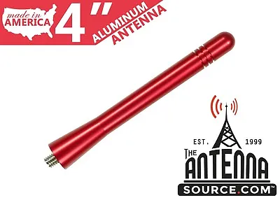 **SHORT**  4  ALUMINUM RED ANTENNA MAST - FITS: 1998-2002 Saab 9-3 Viggen  • $24.99