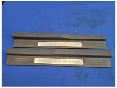 2011-2014 Ford Mustang GT 5.0L Pair Door Sill Scuff Plates Lighted 2487 • $74.99