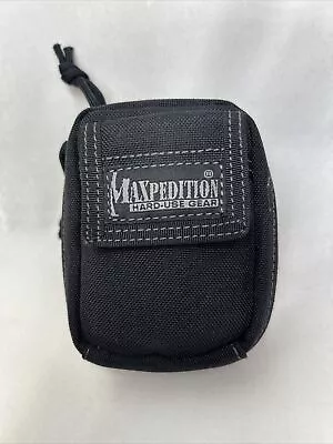 Maxpedition Micro Pocket Organizer Black 3.5  X 5.0”x 1  MINT W/Strap • $24.99