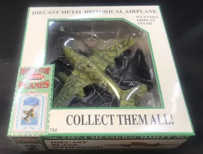 Postage Stamp Model Power Metal Diecast Messerschmitt 262 Airplane & Stand • $19.99