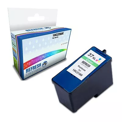 Refresh Cartridges Tri-Colour #37XL/18C2200E Ink Compatible With Lexmark Printer • £10.07