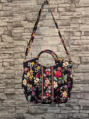 Vera Bradley Ribbons Two Way Tote Double Handle With Detachable Shoulder Strap • $24