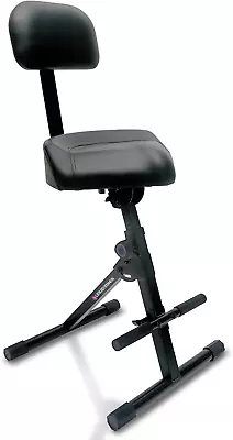 Guitar Stool Adjustable Stool - Musician Drum Throne With Backrest - Guitar Seat • $110.01