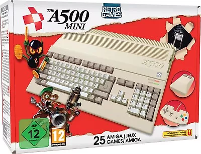 Retro Games Console The A500 Mini - C64 Maxi - Atari Flashback - Commodore Amiga • $79