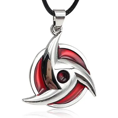 Naruto Sharingan Necklace New Anime Accessories Akatsuki Itachi Sasuke Uchiha • $9.66