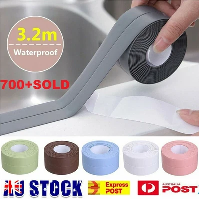 $39.99 • Buy Waterproof Wall Corner Sealing Tape Self Adhesive Kitchen Bathroom Crevice Strip