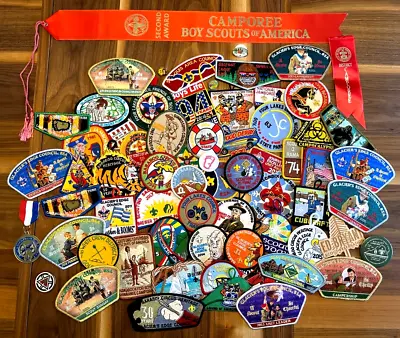 Large Collection Of Boy Scout Memorabilia Patches OA Flaps CSPs Ribbons Coin Pin • $200