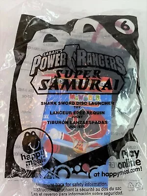 Happy Meal Power Rangers Super Samurai Shark Sword Disc Launcher 2012 NEW In Bag • $3.99