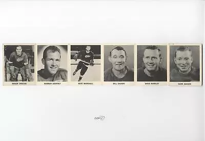 1965 NHL Players Partial Strips Roger Crozier Warren Godfrey Bert Marshall HOF • $103.74