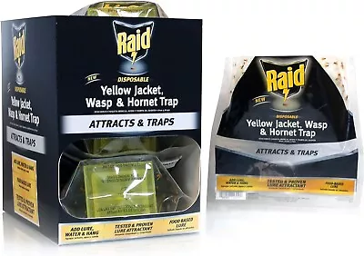 NEW Yellow Jacket Wasp Hornet RAID Trap Lot Of 3 Traps • $18