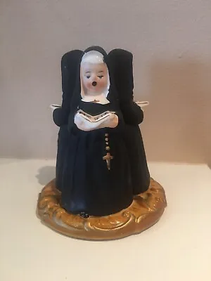 Vintage Josef 3 Nuns Singing Music Box Lid Only Replacement Piece Religious  • $13.99