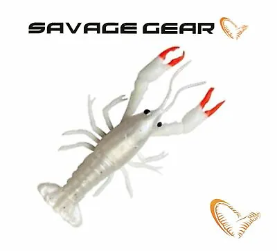 £4.99 • Buy SAVAGE GEAR 3D CRAYFISH GHOST WHITE Pack Of X 3  12.5cm 15g