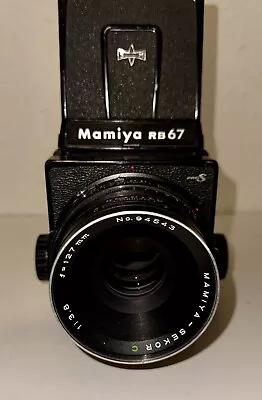 [AS IS] Mamiya RB67 Pro S + Sekor 120 Film Back From JAPAN • $112.50