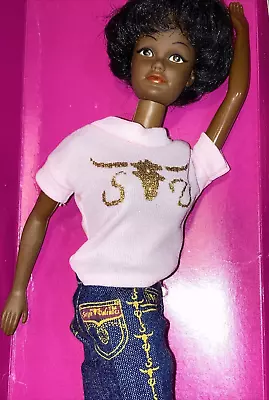 Vintage AA Black Rare Miss Sergio Valente Barbie Size Doll Hong Kong ~ New • $299