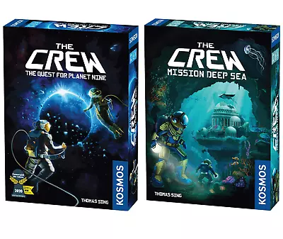 The Crew Quest For Planet Nine & Mission Deep Sea Card Game | THAMES & KOSMOS • $46.46