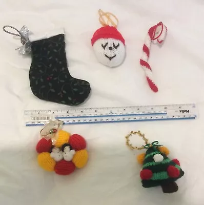 Set Of 5 Handmade Christmas Tree Decorations • £5