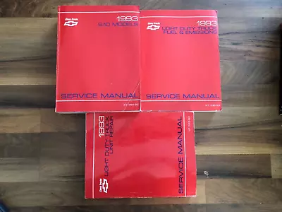 1993 CHEVROLET GMC S10 TRUCK BLAZER Service Shop Repair Manual Set (3)_OEM • $144.99