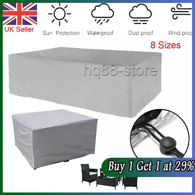 £6.76 • Buy Heavy Duty Waterproof Garden Patio Furniture Cover Rattan Table Cube Set Outdoor
