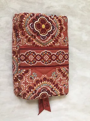 Paprika Bifold Taxi Wallet Kiss Lock Keychain Zipper Magnet Vera Bradley • $19.95