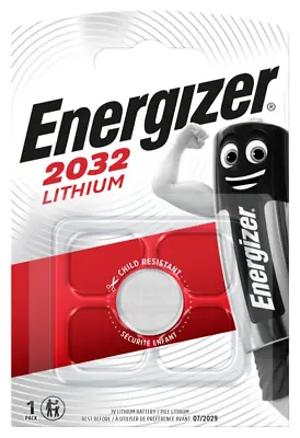 [1 Pack] Energizer CR2032 3V Lithium Coin Cell Battery ECR2032 BBD: 07/2031 • $4.99