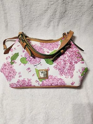 Dooney And Bourke Pink Hydrangea Floral Handbag • $85