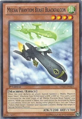 Mecha Phantom Beast Blackfalcon - LTGY-EN023 - Common - Unlimited Edition X3 - L • $2.10