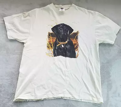 Vintage Power Pro Oneita Size XL Black Lab Graphic T Shirt • $24.99