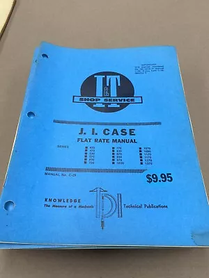 I & T Shop Service Manual J. I. Case 430 -1370 • $15