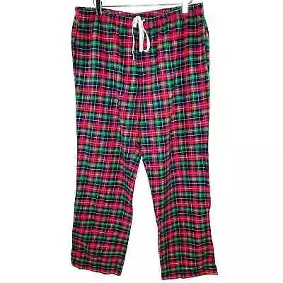 Vineyard Vines L Mens Plaid Lounge Pants Red Green Holiday Christmas • $18.99