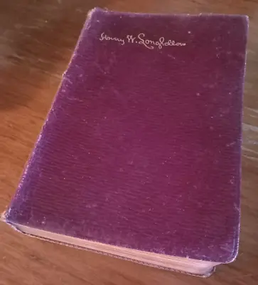 Longfellow's Poetical Works Illustrated Red Leather Hardcover William Collins • £1