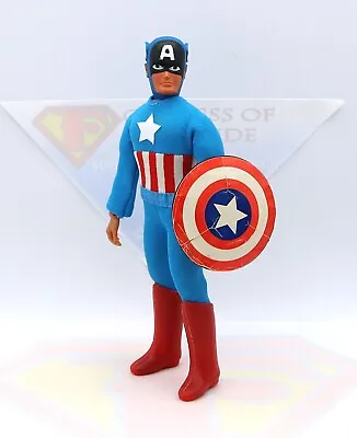 Vintage 1974 Mego Captain America Type 2 Action Figure ~Original Shield ~MINTY • $239.88