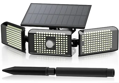 36000LM LED Solar Motion Sensor Light Outdoor Garden Wall Security Flood Lamp • $17.98