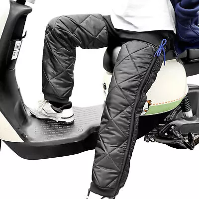 Motorcycle Knee Pads Protector Winter Windproof Leg Warmers Leg Gaiters • $20.84