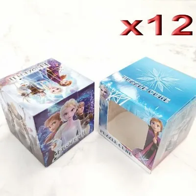 12pc Wholesale 3x3 Kids Frozen Rubiks Magic Speed Puzzle Cube Toys • $30