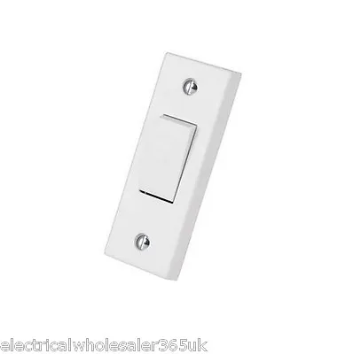 £4.95 • Buy 1 Gang 2 Way Architrave Switch 10 Amp White Selectric LG201-2ARC