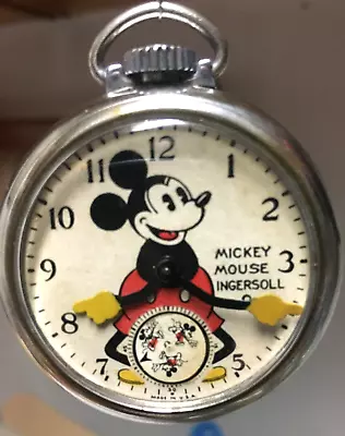 1933 Mickey Mouse Pocket Watch #  2    Factory Original    • $425