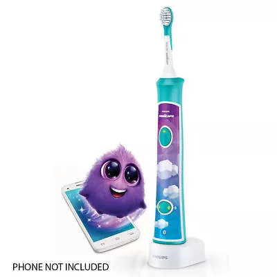 Philips HX6321 Sonicare Kids Electric Bluetooth Toothbrush Training IPad App • $92.10