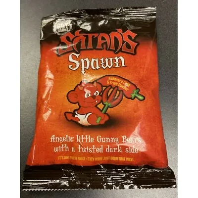 £6.99 • Buy Satan's Spawn - Habanero Chilli Infused Fiery Hot Gummy Bear Sweets 125g