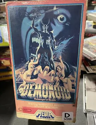 Demonoid Messenger Of Death - VHS - Media - Very RARE HORROR - Full Flaps  • $35