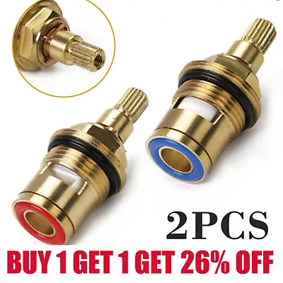 2× Kitchen Ceramic Tap Cartridge Valve Disc Insert Quarter Turn 1/2  20teeth UK • £5.20