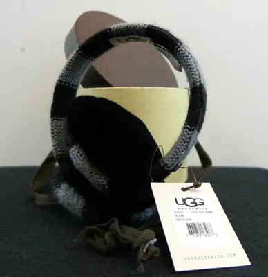 UGG Australia Knitted/ Sheepskin Striped Ear Muffs  • £11.56