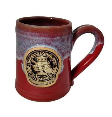 2015 Maryland Renaissance Festival Beer Tankard Mug Grey Fox Pottery • $23.96