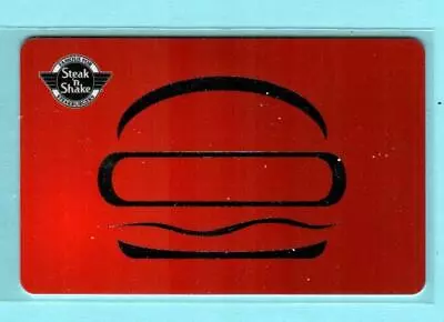 STEAK 'N SHAKE Silver Burger On Red 2014 Gift Card ( $0 )  • $2.50