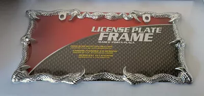 3D CHROME EAGLE CLAW METAL LICENSE PLATE FRAME. Fits Car Truck Suv Us & Canada • $16.75
