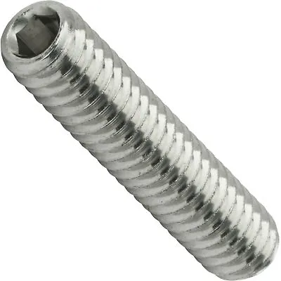 3/8-16 X 3/8  Socket Set Screws Allen Drive Cup Point Stainless Steel Qty 25 • $9.78